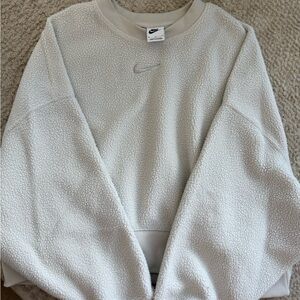 Nike Cream Sherpa Sweatshirt